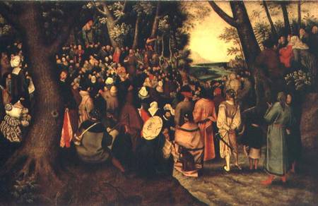 The Sermon of John the Baptist von Pieter Brueghel d. J.