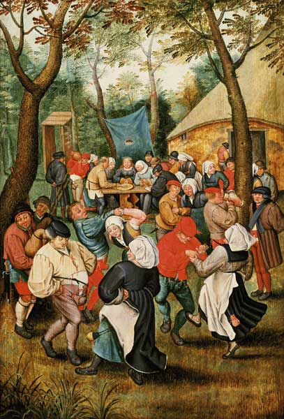 The Wedding Feast von Pieter Brueghel d. J.