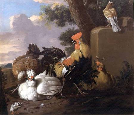 Birds in a Landscape von Pieter Casteels