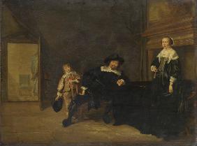 Familienporträt im Zimmer 1640