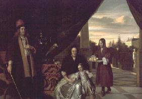 Family Portrait on a Terrace 1667