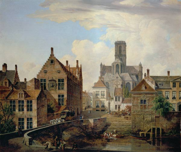 View of St. Bavo Cathedral von Pieter Frans de Noter