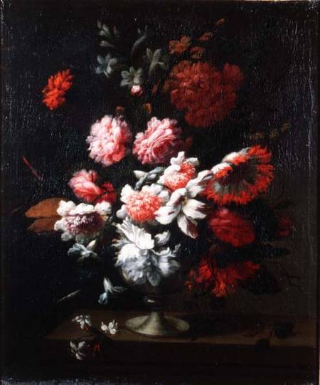 Still life of flowers in an urn (pair of 78178) von Pieter Hardime