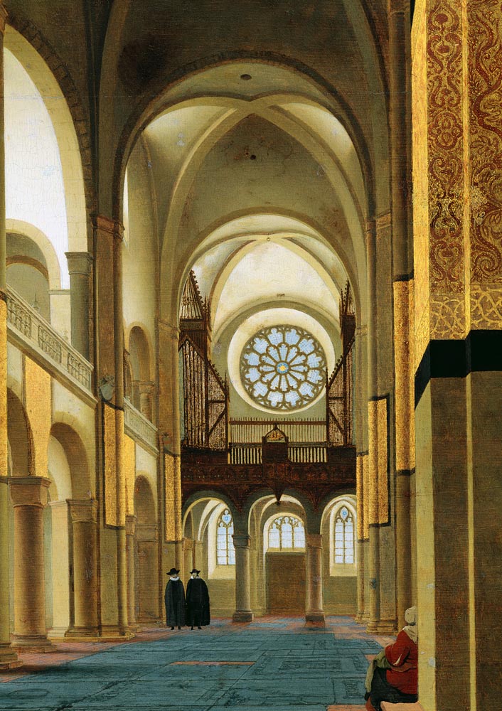 Interior of the Marienkirche in Utrecht von Pieter Jansz. Saenredam