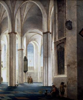 The Interior of the Buurkerk at Utrecht 1644
