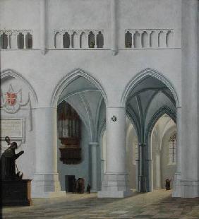 Interior of the Church of St. Bavo, Haarlem 1630