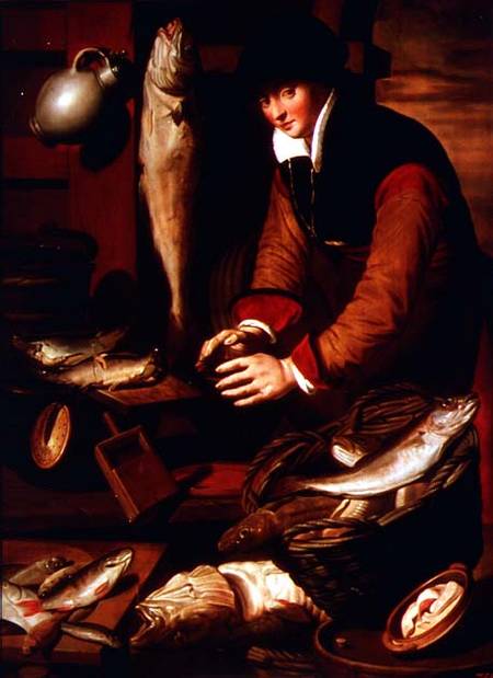 The Fishmonger von Pieter, Pietersz Lastman
