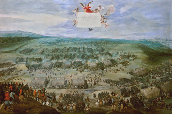 Die Schlacht am Weißen Berg am 8.11.1620 von Pieter Snayers