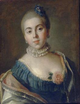 Bildnis der Prinzessin A. Golitzina (1739-1816) 1759