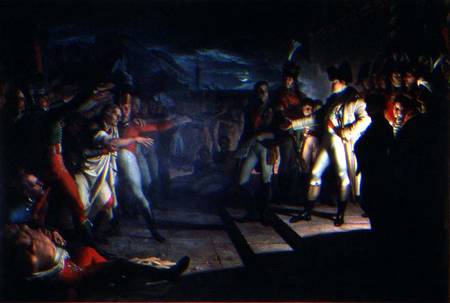 The Oath of the Sassoni to Napoleon Bonaparte (1769-1821) after the Battle of Jena-Auerstadt, 14th O von Pietro Benvenuti