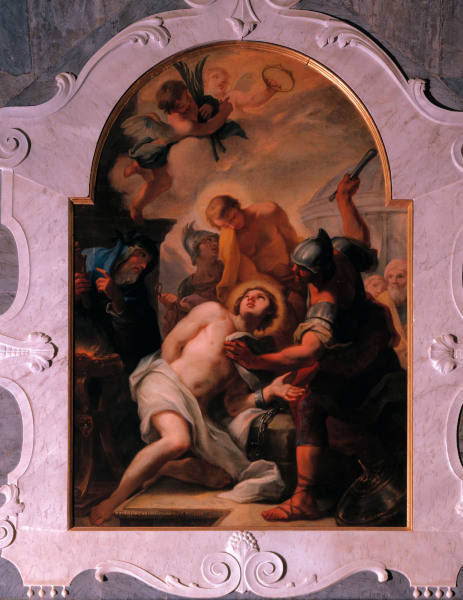 P.Liberi, Martyrium eines Heiligen von Pietro Liberi