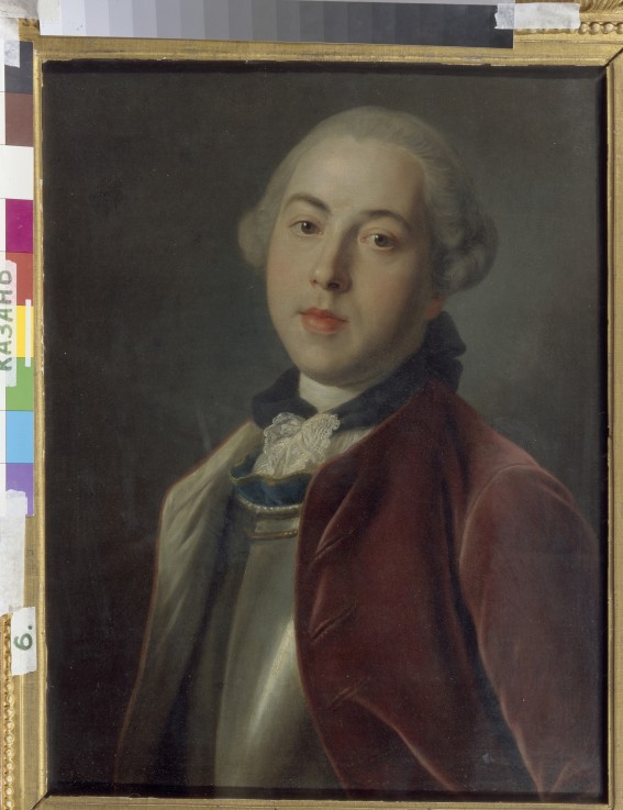 Porträt von Fürst Alexander Michajlowitsch Golizyn von Pietro Antonio Rotari