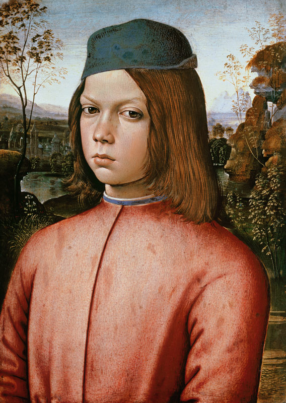 Bildnis eines Knaben von Pinturicchio