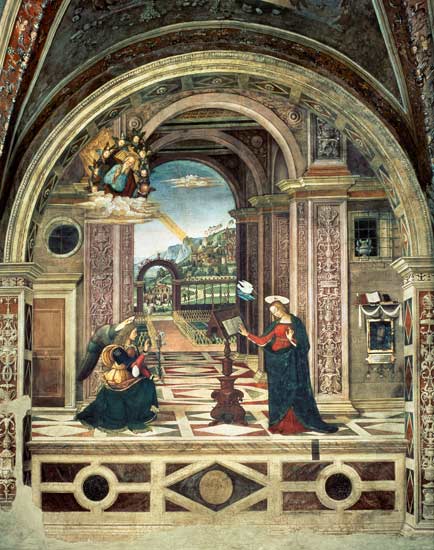 Annunciation von Pinturicchio