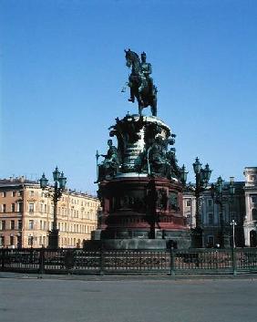 Equestrian monument to Tsar Nicholas I (1796-1855) 1856-59 (photo)