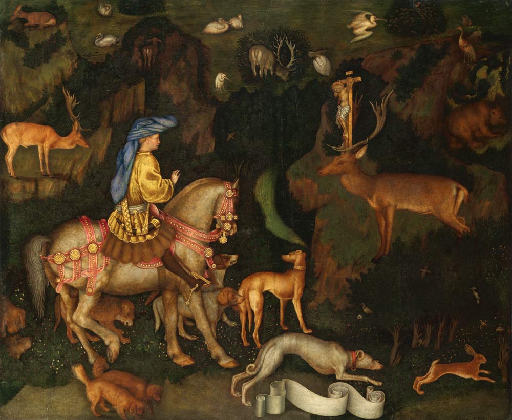 Die Vision des heiligen Eustachius von Pisanello