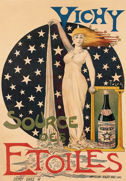 Vichy, Source Des Etoiles von Plakatkunst