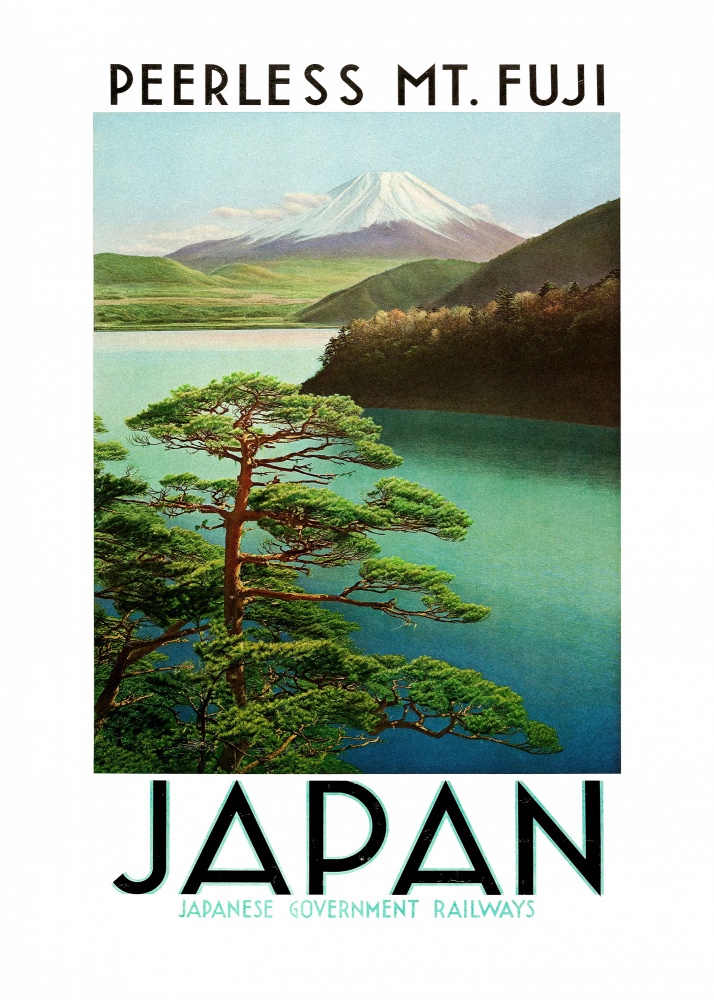 Japan-Reiseplakat der 1930er Jahre Japanische Regierungsbahnen von Plakatkunst