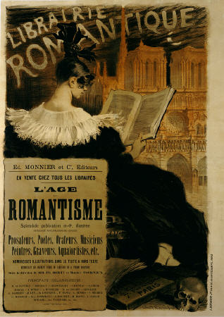 Librairie Romantique von Plakatkunst