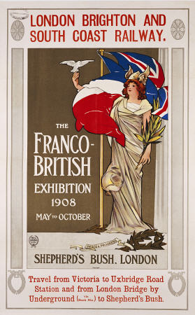 The Franco-British Exhibition, 1908 von Plakatkunst