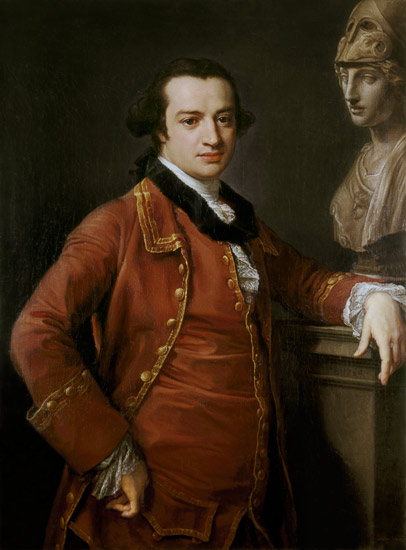 Portrait of John Monck von Pompeo Girolamo Batoni