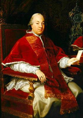Pope Pius VI (1717-99) c.1775-76 (oil on canvas) 18th