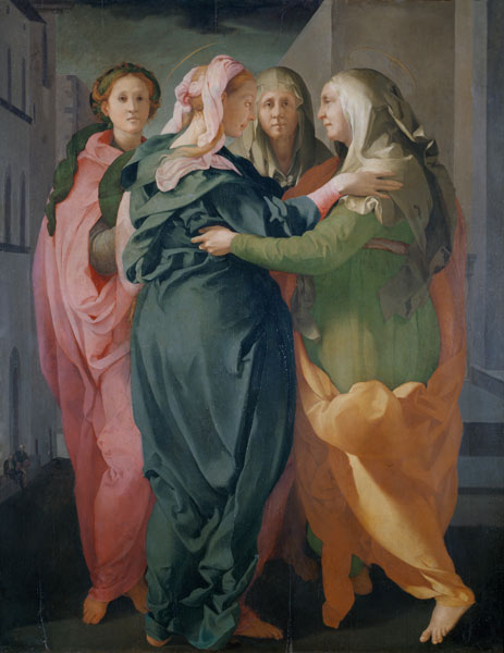 The Visitation von Jacopo Pontormo, Carucci da