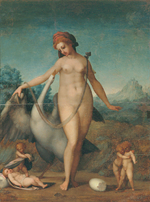Leda und der Schwan von Jacopo Pontormo, Carucci da