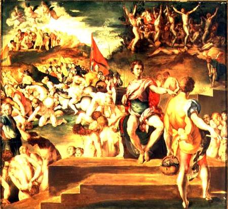 The Martyrdom of the Theban Legion von Jacopo Pontormo, Carucci da