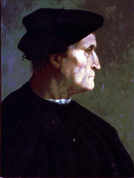 Portrait of Francesco da Castiglione von Jacopo Pontormo, Carucci da