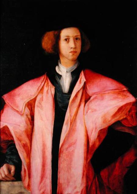 Portrait of a Young Man von Jacopo Pontormo, Carucci da
