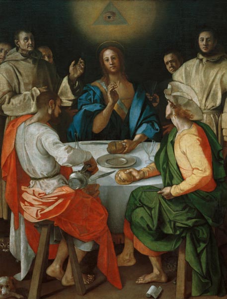 The Supper at Emmaus von Jacopo Pontormo, Carucci da