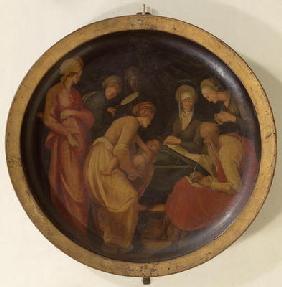 The Birth of St. John the Baptist, c.1526 (oil on panel) 17th