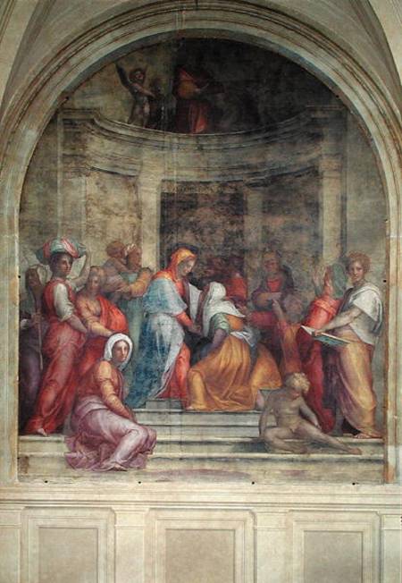 The Visitation, from the cloister von Jacopo Pontormo, Carucci da
