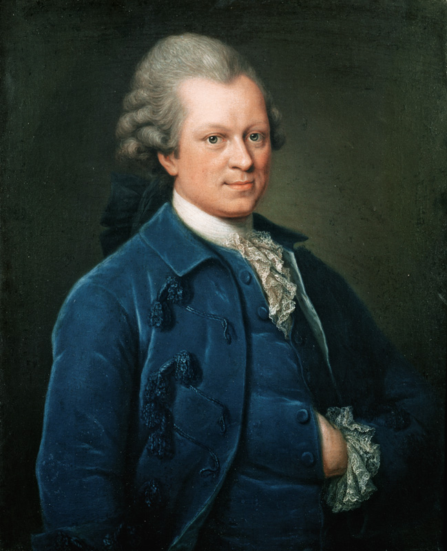 Bildnis Gotthold Ephraim Lessing von Portraitmaler (18.Jh.)