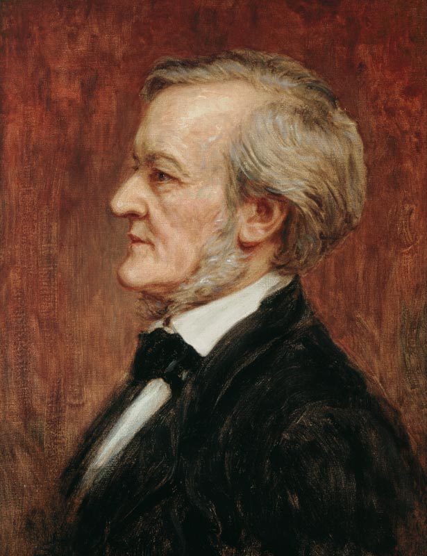 Bildnis Richard Wagner von Portraitmaler (19.Jh.)