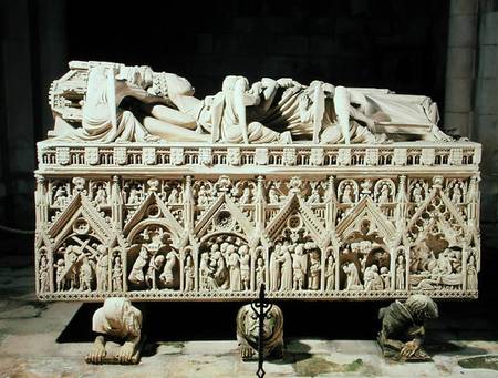The Tomb of Ines de Castro (d.1355) von Portuguese School