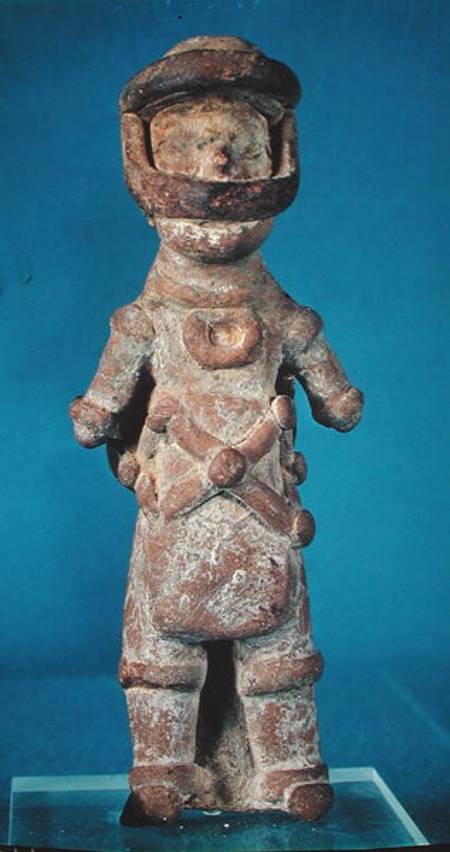 Figurine of a tlachtli player, from Tlatilco, Pre-Classic Period von Pre-Columbian