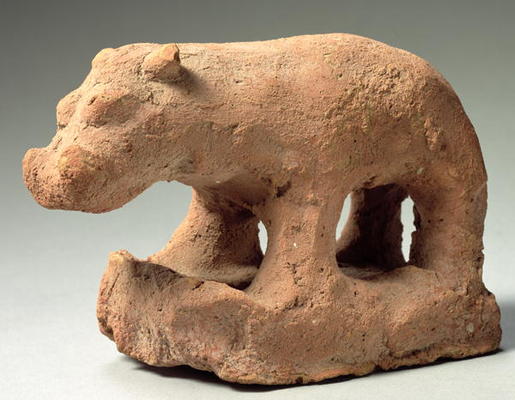 Hippopotamus, 4th millennium BC (fired clay) von Predynastic Period Egyptian