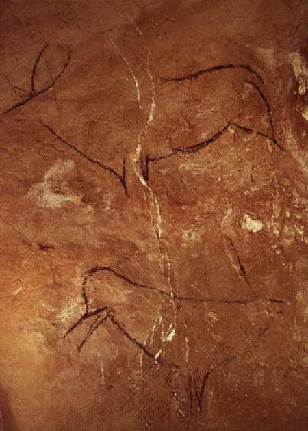 Two Stags, from the Caves of Altamira von Prehistoric