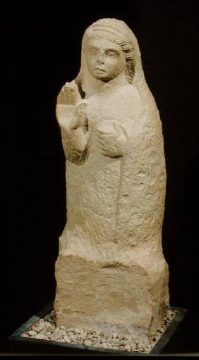 Funerary stela in the form of a statuette 4th-3rd ce