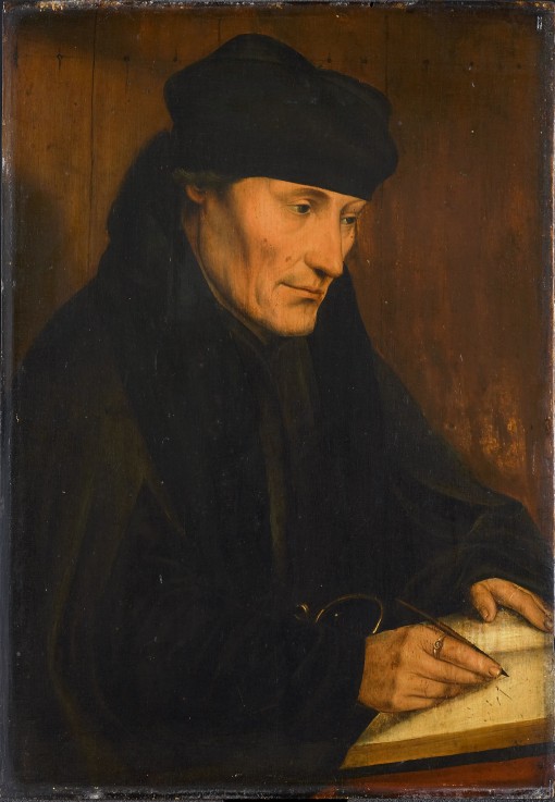 Bildnis Erasmus von Rotterdam (1467-1536) von Quentin Massys