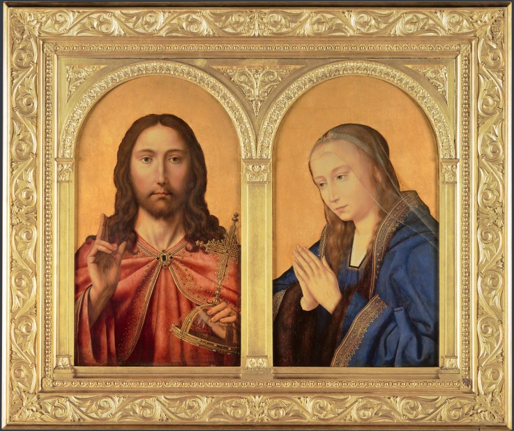 Diptychon: Christus und Madonna von Quentin Massys