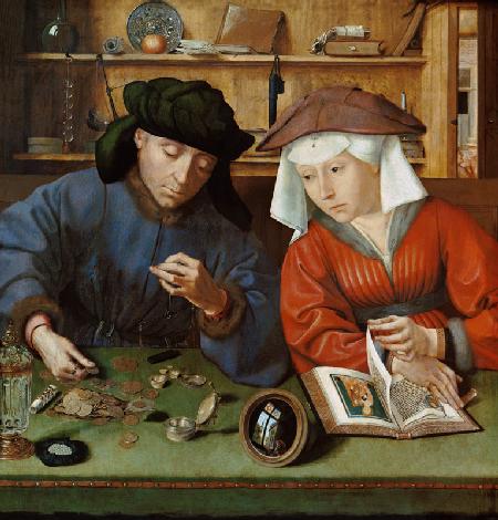 Der Geldwechsler und seine Frau. 1514