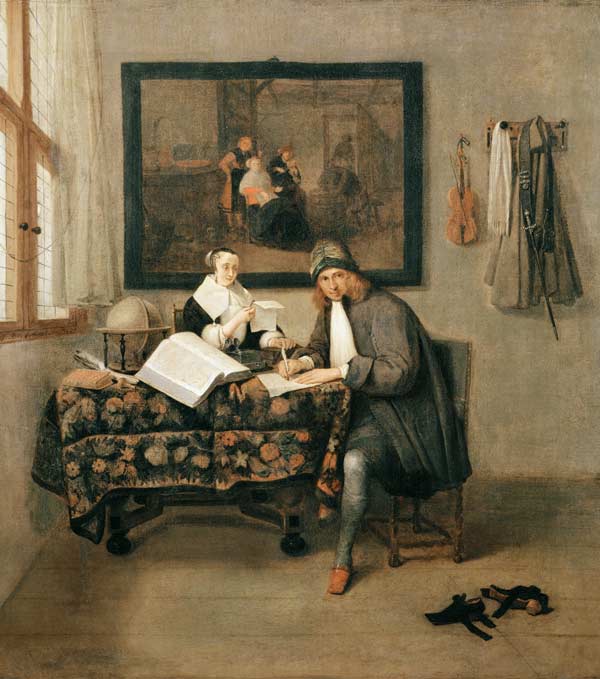 The Studious Life von Quiringh Gerritsz. van Brekelenkam