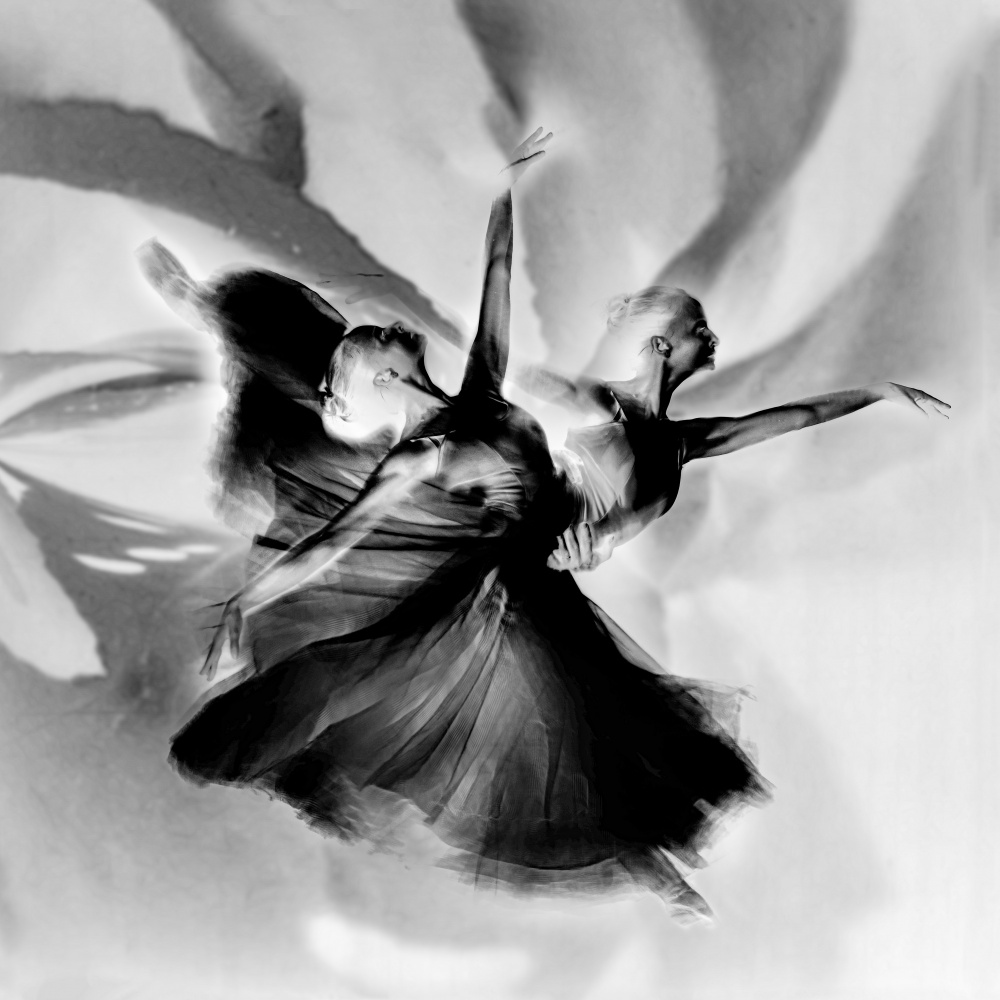 Tanzen Sie in Schwarz und Weiß von Rachel Pansky