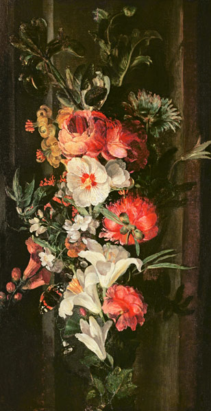 Still Life with Roses, Lilies and Other Flowers von Rachel Ruysch
