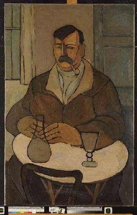 Mann in einem Café 1922-24
