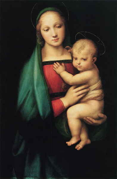 Madonna mit Kind (Mandonna del Granduca) von Raffael - Raffaello Santi