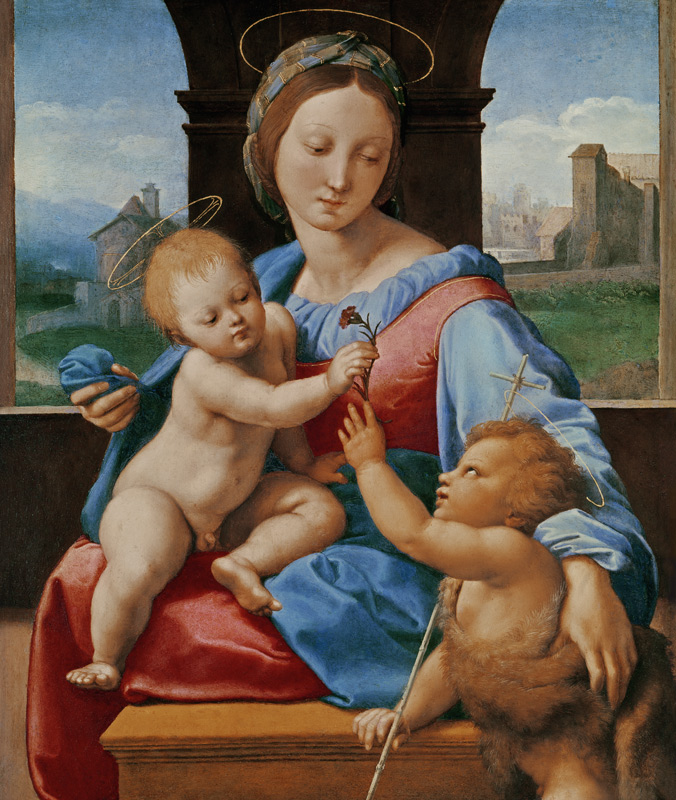 The Aldobrandini Madonna or The Garvagh Madonna (oil on panel), c.1509-10 von Raffael - Raffaello Santi